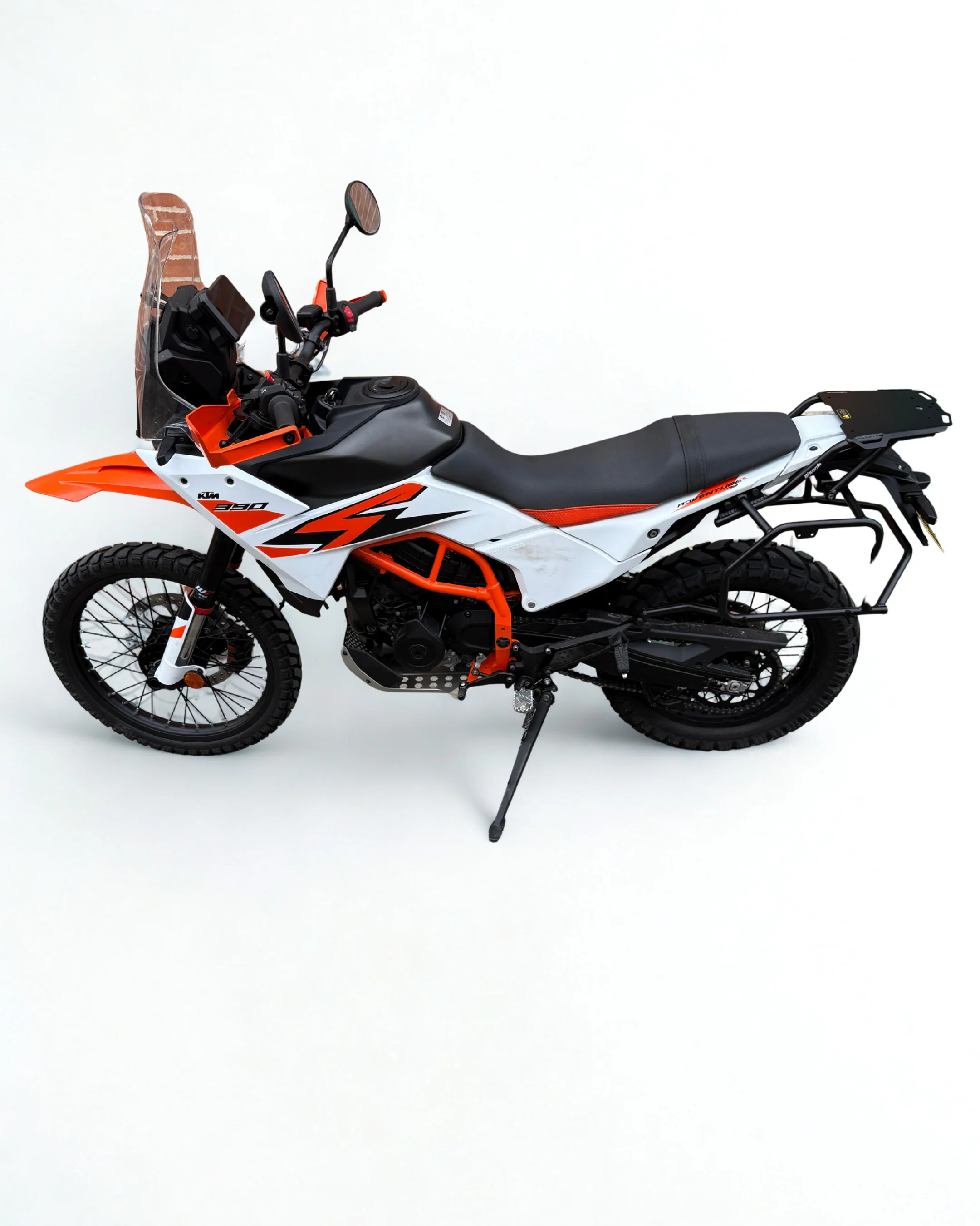 (COMBO) PARRILLA + HERRAJE LATERAL PARA KTM 390 ADV R - X - Image 9
